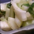 初心者あき's cooksnap of when they made レンチン１分☆セロリのピクルス風.