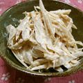 もりはん's cooksnap of when they made ごまマヨネーズで✿ごぼうサラダ.