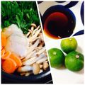 チョミ蔵's cooksnap of when they made 天然果汁の手作りぽん酢で♪ たらちり鍋.