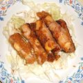 みゆまみ's cooksnap of when they made さつまいもの豚巻き★しょうが焼き.