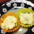 ayaakari's cooksnap of when they made お弁当に♡枝豆コーンマヨチー❀.