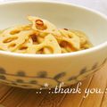 矢切のねぎちゃん's cooksnap of when they made 【常備菜】れんこんの黒酢きんぴら♡.