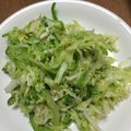 ☆らりこ☆'s cooksnap of when they made 千切りキャベツの熱々胡麻油サラダ.