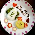 sirotama25's cooksnap of when they made 1歳☆誕生日プレート！わんわんとウータン.