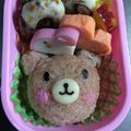 さましょう's cooksnap of when they made 簡単キャラ弁シリーズ☆くまちゃん.