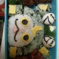 じゅらリンゴ's cooksnap of when they made 妖怪ウォッチ❤︎ブシニャン❤︎キャラ弁.