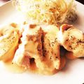 ちーさん＆おさくん's cooksnap of when they made 節約♩胸肉でチキンマヨ★.
