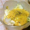 nerolincon's cooksnap of when they made 大根と白菜の塩もみサラダ☆柿ドレッシング.