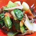musume0528's cooksnap of when they made ツナとチンゲンサイのオイスターソース炒め.