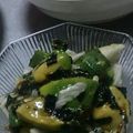 Ｍinto's cooksnap of when they made オクラ長芋アボカドもずく☆ネバネバサラダ.