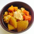銀ザベス's cooksnap of when they made 南瓜&大根&鷄手羽中の炒め煮(^.^).