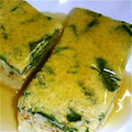 ユーロン's cooksnap of when they made ほうれん草とカニカマの玉子焼き.