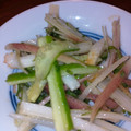 Banira25's cooksnap of when they made セロリとみょうがの小鉢☆.