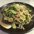 JEWEL♡'s cooksnap of when they made キャベツともやしのおかかマヨ和え.