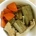 クック9RGROK☆'s cooksnap of when they made 鶏もも肉とゴボウの煮物.