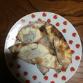 馨☆彡's cooksnap of when they made ぎょうざの皮で⁉︎うまい！チョコパイ.