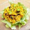chirochan☆'s cooksnap of when they made ヨーグルトで食べやすく。かぼちゃサラダ.