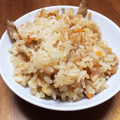 Aprikos's cooksnap of when they made マイタケと人参の炊き込みご飯☆.