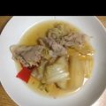 lndigoblue's cooksnap of when they made 簡単☆白菜、大根の生姜煮.
