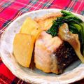 あけちゃんち。's cooksnap of when they made フライパンで簡単、秋鮭とレンコンの煮物.