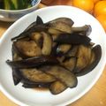 ともぱんたから's cooksnap of when they made 材料茄子だけ！揚げ茄子の酢醤油あえ.