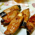 taminobu's cooksnap of when they made 豚と茄子のくるくる巻き＊野菜チップ.