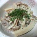 サトエリ☆彡's cooksnap of when they made きのこのガーリックマヨサラダ.