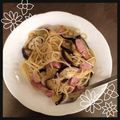 okko・x・'s cooksnap of when they made 簡単！なすとウィンナー☆めんつゆパスタ.
