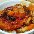kuuuuuuu's cooksnap of when they made 超楽♪ケチャップ煮込みハンバーグ　本格風.