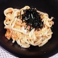 わいみフドウ's cooksnap of when they made 明太子＆キムチ＆チーズうどん♪やみつき！.