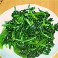 ミッキーメープル's cooksnap of when they made ♪青梗菜とほうれん草のごま油いため2♪.