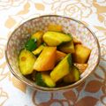 Satoco❋'s cooksnap of when they made キュウリとかまぼこの醤油漬け♬.