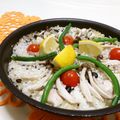 赤い電話's cooksnap of when they made 鶏肉とミニトマトのフライパンパエリア.