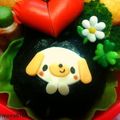 mirea876's cooksnap of when they made キャラ弁♡チーズでわんちゃん.