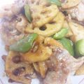レンシー's cooksnap of when they made 蓮根と豚肉の照り焼き(味噌verも).