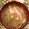 sachinchan's cooksnap of when they made カニカマの旨味♡春雨スープ.