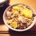 おかるるる's cooksnap of when they made 冷え症対策!さつまいもと鶏の炊き込みご飯.