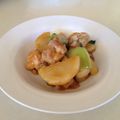 elliharr's cooksnap of when they made 鶏胸と大根のオイ味噌炒め.