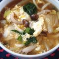 もこりこ's cooksnap of when they made (*^_^*)あったかうどん卵とじ汁♪.