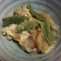 ☆Rokko☆'s cooksnap of when they made モロッコいんげん＊ちくわふ！卵とじ♪.