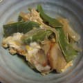 ☆Rokko☆'s cooksnap of when they made モロッコいんげん＊ちくわふ！卵とじ♪.