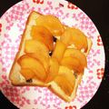 あかりもみじ's cooksnap of when they made 柿とチーズトースト.