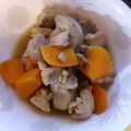 からす隊長's cooksnap of when they made 鶏肉里芋れんこん人参で✿根菜のピリ辛煮✿.