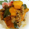 カピバラのお嫁さん's cooksnap of when they made 【ルクエで作る】かぼちゃのそぼろ煮.