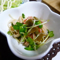ゆいランラン's cooksnap of when they made 貝割れとちくわのザーサイ中華和え.