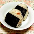 まあまま☆0403's cooksnap of when they made チーズと梅干しと塩昆布のお結び.