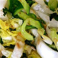 nisiyan's cooksnap of when they made 簡単☆白菜とわかめとキュウリの和え物.
