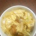 ちなつのママ's cooksnap of when they made ☆唐揚げリメイク★簡単とろとろ親子丼☆.