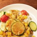 みぃちゃんぐ's cooksnap of when they made 簡単☆ズッキーニのツナマヨ味噌チーズ焼き.