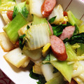 まーたたん's cooksnap of when they made 青梗菜と白菜のマヨぽん炒め.